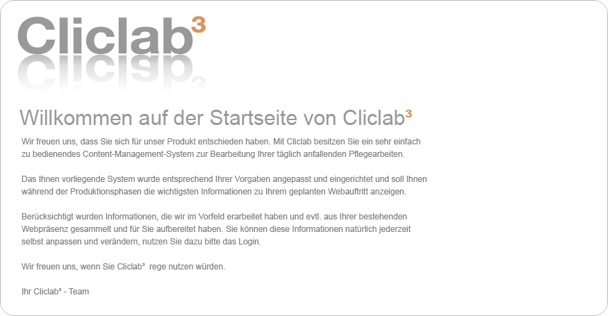 Cliclab - Einleitung